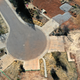 An aerial view of a neighborhood destroyed by the Camp Fire October 2019 in Paradise, California.